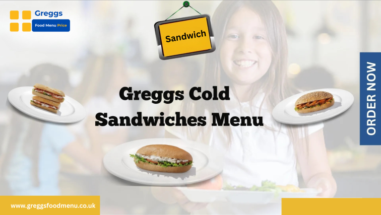Greggs Cold Sandwich Menu Prices