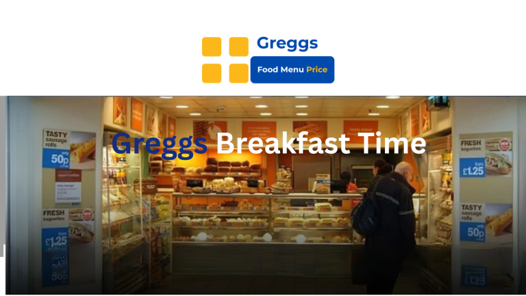 Greggs breakfast time
